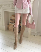 swashy buckle stiletto long boots