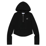 LEVEN ハーフジップワッフルニット (2Color)