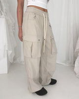 Zipper banding cargo pants