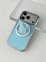Coin Angel Wing Magsafe Grip Tok Holder Smart Tok(Blue)