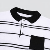 Mag pocket collar knitwear