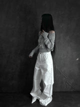 shine studded cotton pants (2color)