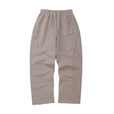 Side surfboard damage washing sweat pants (ash grey)