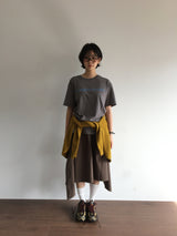  YWD LOGO T-SHIRTS_CHARCOAL