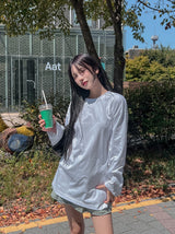 [U-BASIC] ウォントスリットオーバーサイズフィットロングスリーブ