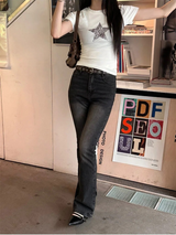 ベーシックブーツカットデニムパンツ(6color)