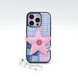 SUN CASE STAR PATCH PINK