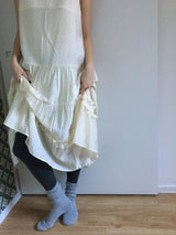 Le Long And Lin Frill Dress (2 Colors)