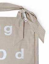 000Design Check Tie Bag / C Beige