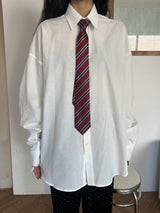 [UNISEX] ミニマルオーバーフィットコットン長袖シャツ(7 colors)
