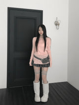 strawberry cutting knit