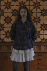 Bein check shirt_navy