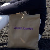 ボンジュルネ ファブリックバッグ