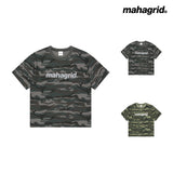 CAMO PATTERN BASIC LOGO CROP TEE_CHARCOAL