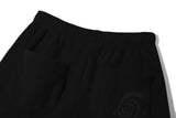 Swirl Patch Fleece Pants (Black)