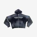 (Unisex) ラフィアンダーティーツーウェイフーディドジップアップ
