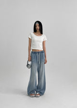 [MADE] Lubbock Lyocell Summer Denim Banding Pants