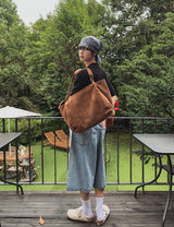 ニールボカシブークレカラーカーディガン