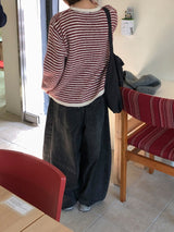 [Unisex] ケントレコアジャストバルーンワイドデニムパンツ