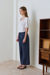 Work nylon pants_navy