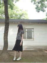 rune dot blouse