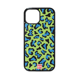 【MADE】 PKCW leopard phonecase (green+blue)