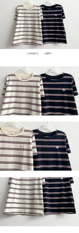 Kuti パッチダンガラ半袖Tシャツ