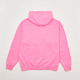 メロープリンティングフードT PINK