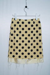 Layered Dot Midi Skirt (Yellow/2size)