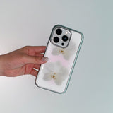 [MADE] オーキッドフォンケース (epoxy silver bumper)