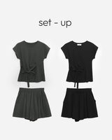 DEA Strap T-shirt & Pants Set