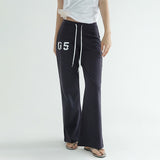 [Arome] Number Banding Bootcut Training Pants - 3 Colors
