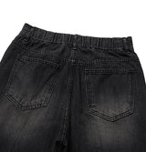 Baski Teen Washed セミバンディングデニムパンツ