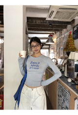 スカイレタリングスリムロングスリーブTシャツ