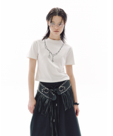 HYPNO CHAIN CROP T-SHIRT