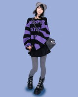 stripe punk box knit (2color)