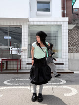  BALLOON CARGO STRING SKIRT