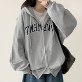 Shio Arch Lettering Point Hoodie Zip-Up