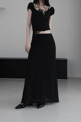lace doho skirt (2color)