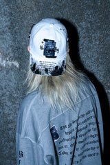 BBD ノーシンパシーグラフィティロゴキャップ (White)