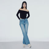  Crossed long-sleeved T-shirt 