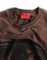 ILLUSION BROWN DISTRESSED TSHIRT