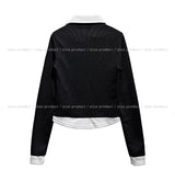 ヴィヴオタクシックブラッシュドカラーレイヤード長袖Tシャツ