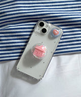 Heartbeam resin phone case