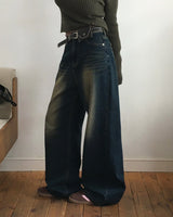 [BELLIDE MADE] Ocean Wide Denim Pants