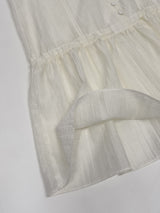 Somi See-through Frill Sleeveless Blouse