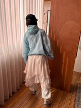 wave mesh skirt 