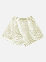 Zan Flower Embossed Short Pants (5c)