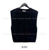 [U-BAISC] Jay Over V-neck Knit Vest
