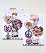 PIN BUTTON SET ♥ new love ♥